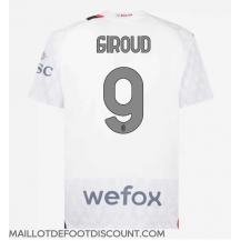 Maillot de football Réplique AC Milan Olivier Giroud #9 Extérieur 2023-24 Manche Courte