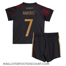 Maillot de football Réplique Allemagne Kai Havertz #7 Extérieur Enfant Mondial 2022 Manche Courte (+ Pantalon court)