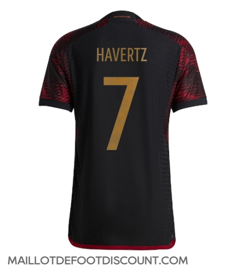 Maillot de football Réplique Allemagne Kai Havertz #7 Extérieur Mondial 2022 Manche Courte