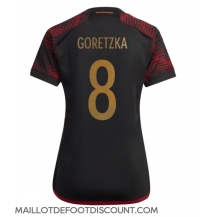 Maillot de football Réplique Allemagne Leon Goretzka #8 Extérieur Femme Mondial 2022 Manche Courte