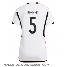 Maillot de football Réplique Allemagne Thilo Kehrer #5 Domicile Femme Mondial 2022 Manche Courte