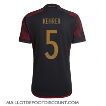 Maillot de football Réplique Allemagne Thilo Kehrer #5 Extérieur Mondial 2022 Manche Courte