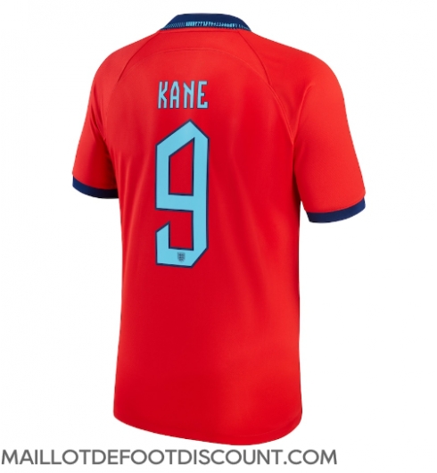 Maillot de football Réplique Angleterre Harry Kane #9 Extérieur Mondial 2022 Manche Courte