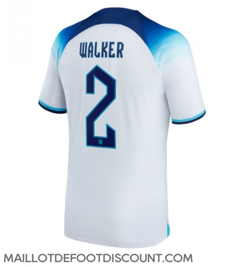 Maillot de football Réplique Angleterre Kyle Walker #2 Domicile Mondial 2022 Manche Courte