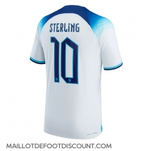 Maillot de football Réplique Angleterre Raheem Sterling #10 Domicile Mondial 2022 Manche Courte