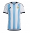 Maillot de football Réplique Argentine Domicile Mondial 2022 Manche Courte