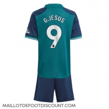 Maillot de football Réplique Arsenal Gabriel Jesus #9 Troisième Enfant 2023-24 Manche Courte (+ Pantalon court)