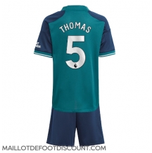 Maillot de football Réplique Arsenal Thomas Partey #5 Troisième Enfant 2023-24 Manche Courte (+ Pantalon court)