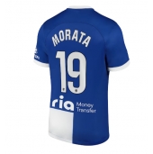 Maillot de football Réplique Atletico Madrid Alvaro Morata #19 Extérieur 2023-24 Manche Courte