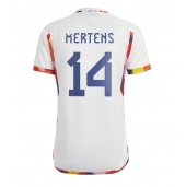 Maillot de football Réplique Belgique Dries Mertens #14 Extérieur Mondial 2022 Manche Courte