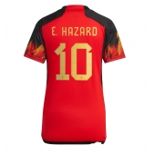Maillot de football Réplique Belgique Eden Hazard #10 Domicile Femme Mondial 2022 Manche Courte