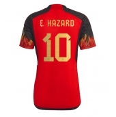 Maillot de football Réplique Belgique Eden Hazard #10 Domicile Mondial 2022 Manche Courte