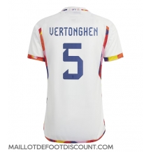 Maillot de football Réplique Belgique Jan Vertonghen #5 Extérieur Mondial 2022 Manche Courte