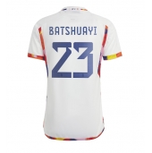 Maillot de football Réplique Belgique Michy Batshuayi #23 Extérieur Mondial 2022 Manche Courte