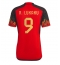 Maillot de football Réplique Belgique Romelu Lukaku #9 Domicile Mondial 2022 Manche Courte