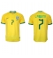 Maillot de football Réplique Brésil Lucas Paqueta #7 Domicile Mondial 2022 Manche Courte