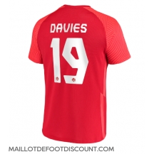 Maillot de football Réplique Canada Alphonso Davies #19 Domicile Mondial 2022 Manche Courte