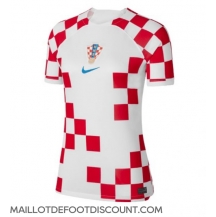 Maillot de football Réplique Croatie Domicile Femme Mondial 2022 Manche Courte