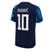 Maillot de football Réplique Croatie Luka Modric #10 Extérieur Mondial 2022 Manche Courte