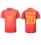 Maillot de football Réplique Espagne Daniel Carvajal #20 Domicile Mondial 2022 Manche Courte