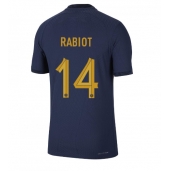 Maillot de football Réplique France Adrien Rabiot #14 Domicile Mondial 2022 Manche Courte