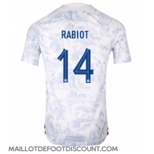Maillot de football Réplique France Adrien Rabiot #14 Extérieur Mondial 2022 Manche Courte