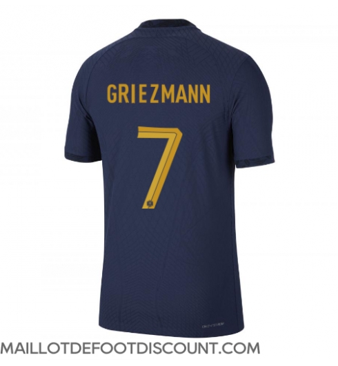 Maillot de football Réplique France Antoine Griezmann #7 Domicile Mondial 2022 Manche Courte