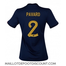 Maillot de football Réplique France Benjamin Pavard #2 Domicile Femme Mondial 2022 Manche Courte