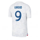 Maillot de football Réplique France Olivier Giroud #9 Extérieur Mondial 2022 Manche Courte