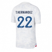 Maillot de football Réplique France Theo Hernandez #22 Extérieur Mondial 2022 Manche Courte