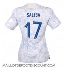 Maillot de football Réplique France William Saliba #17 Extérieur Femme Mondial 2022 Manche Courte