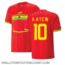 Maillot de football Réplique Ghana Andre Ayew #10 Extérieur Mondial 2022 Manche Courte