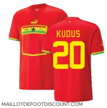 Maillot de football Réplique Ghana Mohammed Kudus #20 Extérieur Mondial 2022 Manche Courte