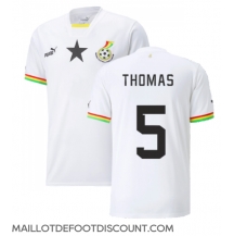 Maillot de football Réplique Ghana Thomas Partey #5 Domicile Mondial 2022 Manche Courte