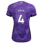 Maillot de football Réplique Liverpool Virgil van Dijk #4 Troisième Femme 2023-24 Manche Courte