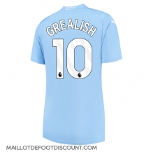 Maillot de football Réplique Manchester City Jack Grealish #10 Domicile Femme 2023-24 Manche Courte