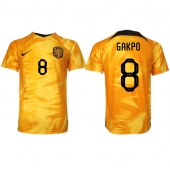 Maillot de football Réplique Pays-Bas Cody Gakpo #8 Domicile Mondial 2022 Manche Courte