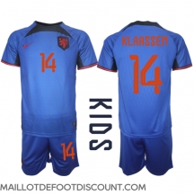 Maillot de football Réplique Pays-Bas Davy Klaassen #14 Extérieur Enfant Mondial 2022 Manche Courte (+ Pantalon court)