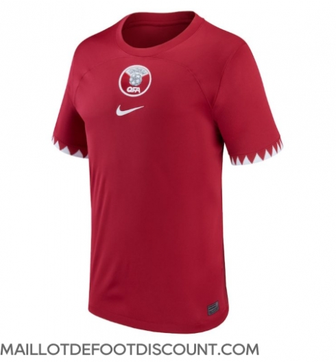 Maillot de football Réplique Qatar Domicile Mondial 2022 Manche Courte