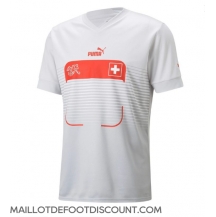 Maillot de football Réplique Suisse Extérieur Mondial 2022 Manche Courte