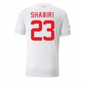 Maillot de football Réplique Suisse Xherdan Shaqiri #23 Extérieur Mondial 2022 Manche Courte
