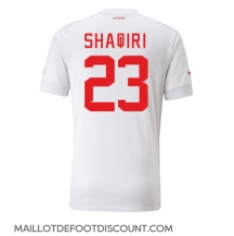Maillot de football Réplique Suisse Xherdan Shaqiri #23 Extérieur Mondial 2022 Manche Courte