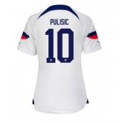 Maillot de football Réplique États-Unis Christian Pulisic #10 Domicile Femme Mondial 2022 Manche Courte