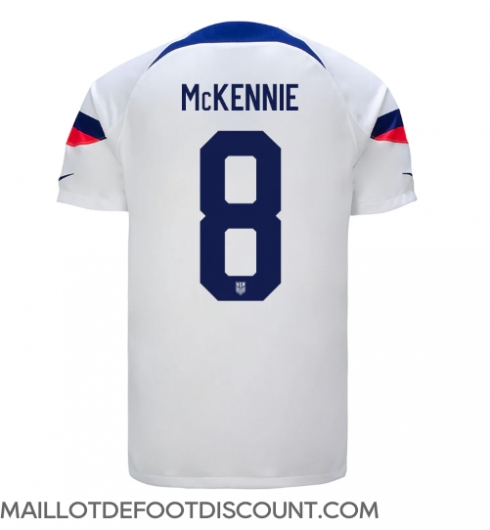 Maillot de football Réplique États-Unis Weston McKennie #8 Domicile Mondial 2022 Manche Courte