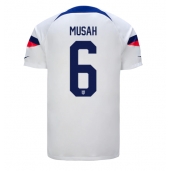 Maillot de football Réplique États-Unis Yunus Musah #6 Domicile Mondial 2022 Manche Courte
