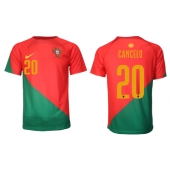 Maillot de football Réplique le Portugal Joao Cancelo #20 Domicile Mondial 2022 Manche Courte