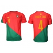 Maillot de football Réplique le Portugal Ruben Dias #4 Domicile Mondial 2022 Manche Courte