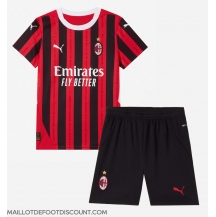 Maillot de football Réplique AC Milan Domicile Enfant 2024-25 Manche Courte (+ Pantalon court)