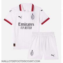 Maillot de football Réplique AC Milan Extérieur Enfant 2024-25 Manche Courte (+ Pantalon court)