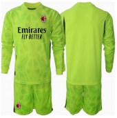 Maillot de football Réplique AC Milan Gardien de but Troisième Enfant 2024-25 Manche Longue (+ Pantalon court)